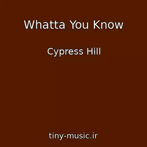 کاور آهنگ Whatta You Know از Cypress Hill