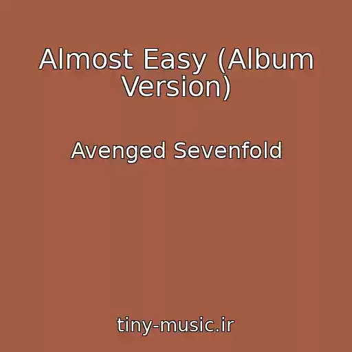 کاور آهنگ Almost Easy (Album Version) از Avenged Sevenfold
