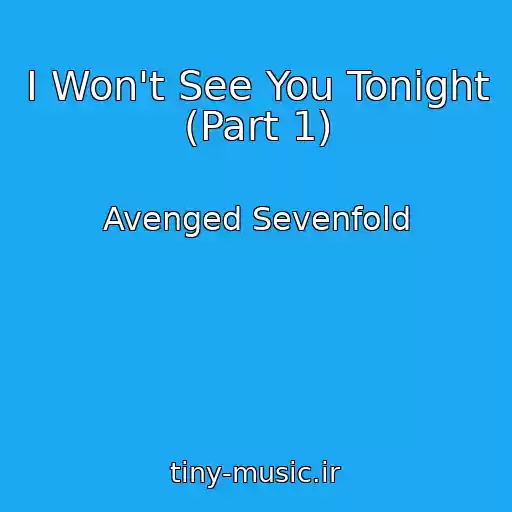 کاور آهنگ I Won't See You Tonight (Part 1) از Avenged Sevenfold