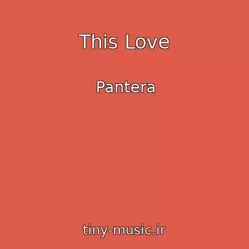 کاور آهنگ This Love از Pantera