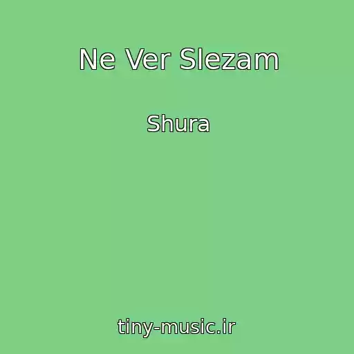 کاور آهنگ Ne Ver Slezam از Shura