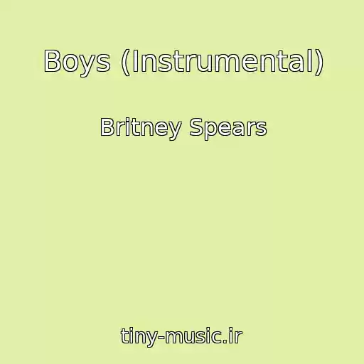 کاور آهنگ Boys (Instrumental) از Britney Spears