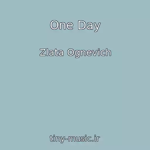 کاور آهنگ One Day از Zlata Ognevich