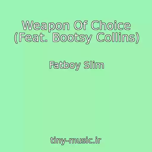 کاور آهنگ Weapon Of Choice (Feat. Bootsy Collins) از Fatboy Slim