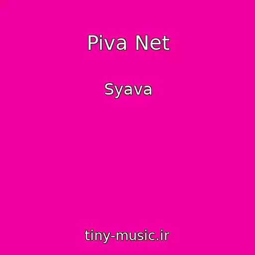 کاور آهنگ Piva Net از Syava