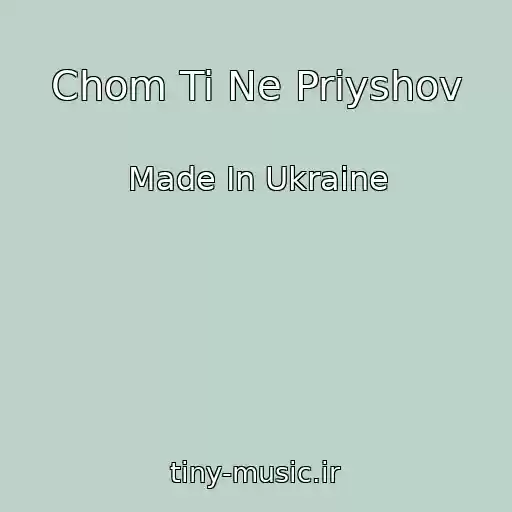 کاور آهنگ Chom Ti Ne Priyshov از Made In Ukraine