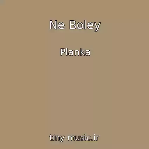 کاور آهنگ Ne Boley از Planka