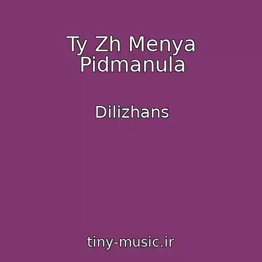 کاور آهنگ Ty Zh Menya Pidmanula از Dilizhans