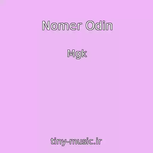 کاور آهنگ Nomer Odin از Mgk