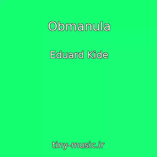 کاور آهنگ Obmanula از Eduard Kide