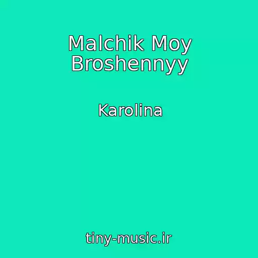 کاور آهنگ Malchik Moy Broshennyy از Karolina