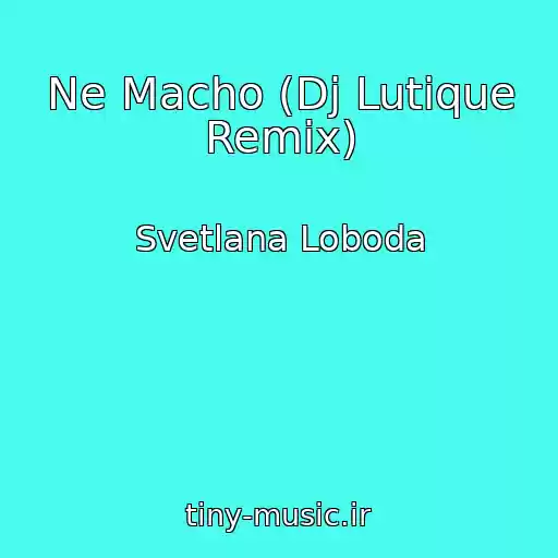 کاور آهنگ Ne Macho (Dj Lutique Remix) از Svetlana Loboda
