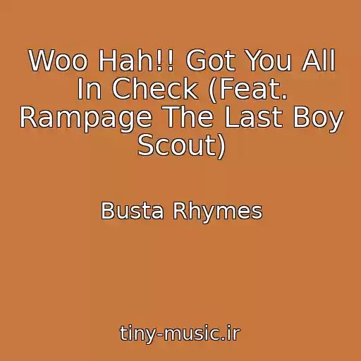 کاور آهنگ Woo Hah!! Got You All In Check (Feat. Rampage The Last Boy Scout) از Busta Rhymes
