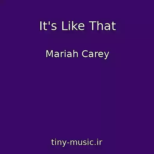 کاور آهنگ It's Like That از Mariah Carey