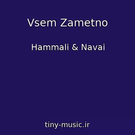 کاور آهنگ Vsem Zametno از Hammali & Navai