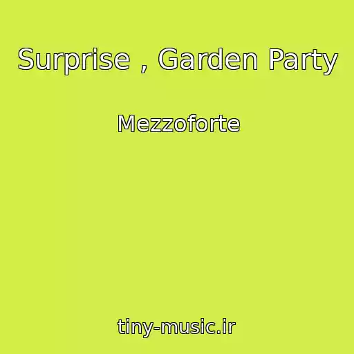 کاور آهنگ Surprise , Garden Party از Mezzoforte
