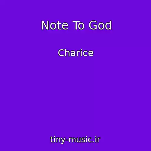 کاور آهنگ Note To God از Charice