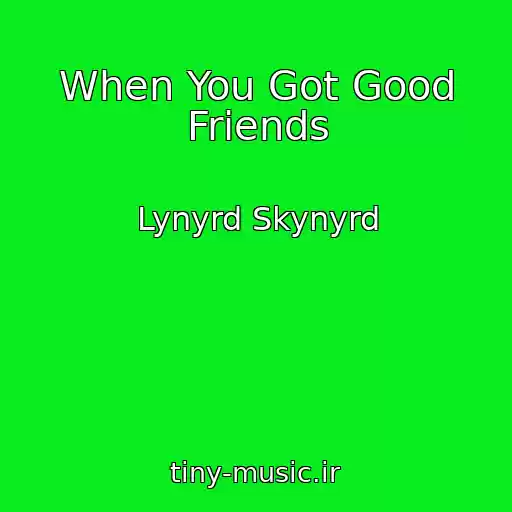 کاور آهنگ When You Got Good Friends از Lynyrd Skynyrd