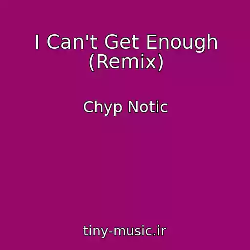 کاور آهنگ I Can't Get Enough (Remix) از Chyp Notic