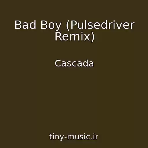 کاور آهنگ Bad Boy (Pulsedriver Remix) از Cascada