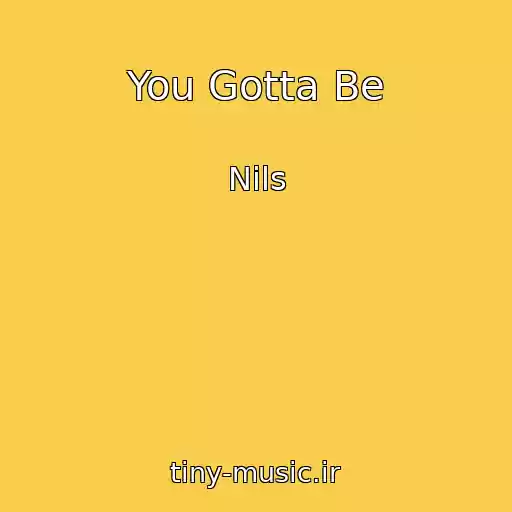 کاور آهنگ You Gotta Be از Nils