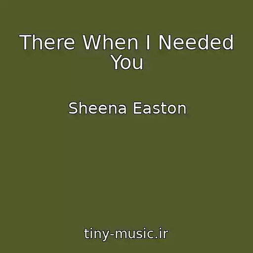 کاور آهنگ There When I Needed You از Sheena Easton