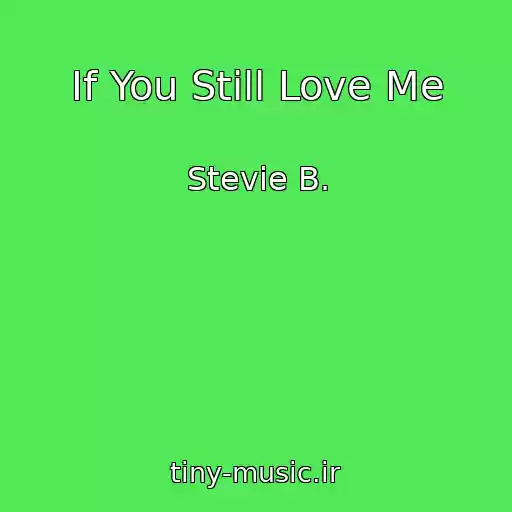 کاور آهنگ If You Still Love Me از Stevie B.