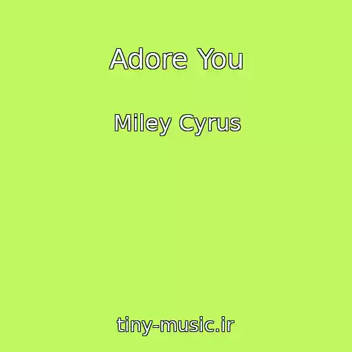 کاور آهنگ Adore You از Miley Cyrus