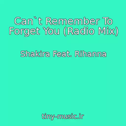 کاور آهنگ Can`t Remember To Forget You (Radio Mix) از Shakira Feat. Rihanna
