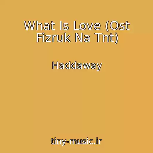 کاور آهنگ What Is Love (Ost Fizruk Na Tnt) از Haddaway