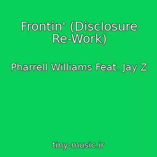 کاور آهنگ Frontin' (Disclosure Re-Work) از Pharrell Williams Feat. Jay Z