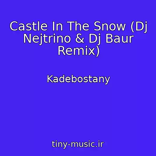 کاور آهنگ Castle In The Snow (Dj Nejtrino & Dj Baur Remix) از Kadebostany
