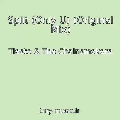 کاور آهنگ Split (Only U) (Original Mix) از Tiesto & The Chainsmokers