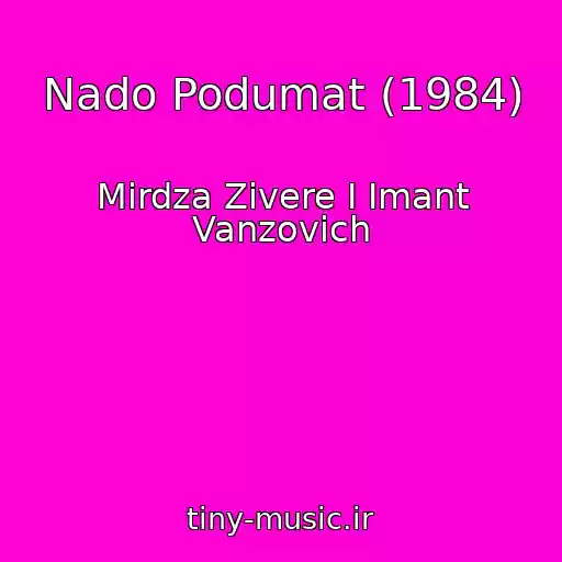 کاور آهنگ Nado Podumat (1984) از Mirdza Zivere I Imant Vanzovich