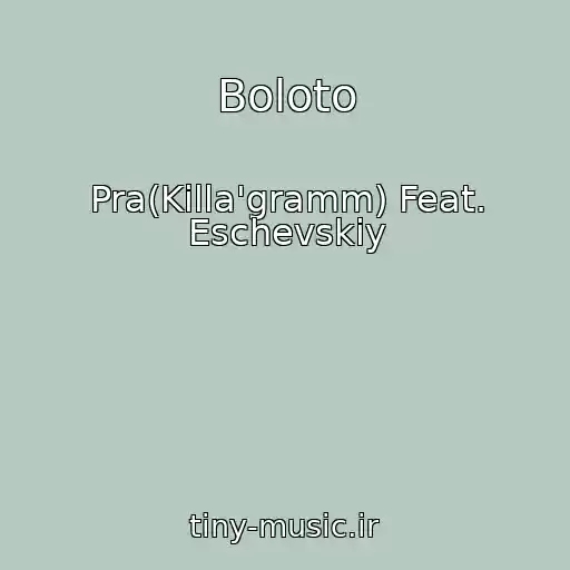 کاور آهنگ Boloto از Pra(Killa'gramm) Feat. Eschevskiy