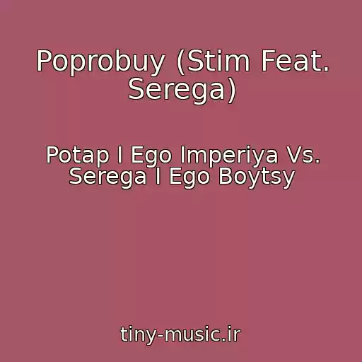 کاور آهنگ Poprobuy (Stim Feat. Serega) از Potap I Ego Imperiya Vs. Serega I Ego Boytsy