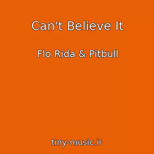 کاور آهنگ Can't Believe It از Flo Rida & Pitbull