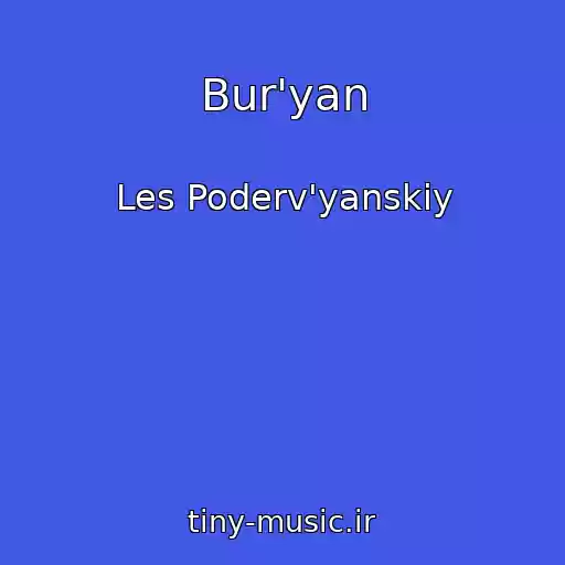 کاور آهنگ Bur'yan از Les Poderv'yanskiy
