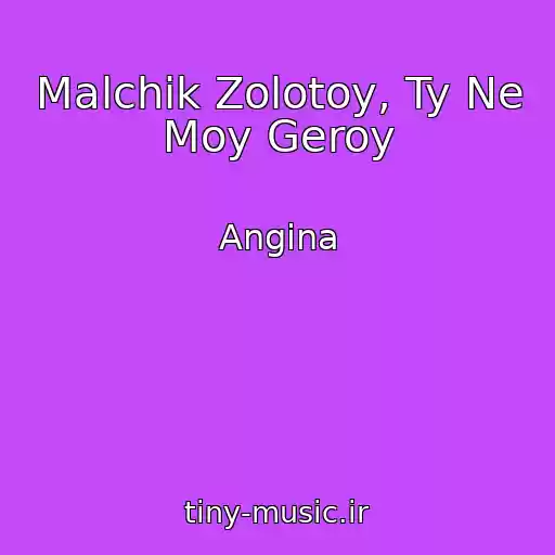 کاور آهنگ Malchik Zolotoy, Ty Ne Moy Geroy از Angina