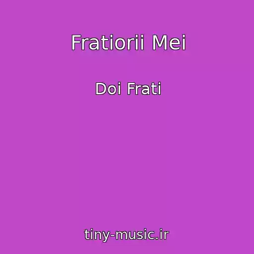 کاور آهنگ Fratiorii Mei از Doi Frati