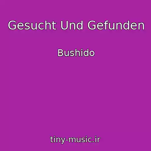 کاور آهنگ Gesucht Und Gefunden از Bushido