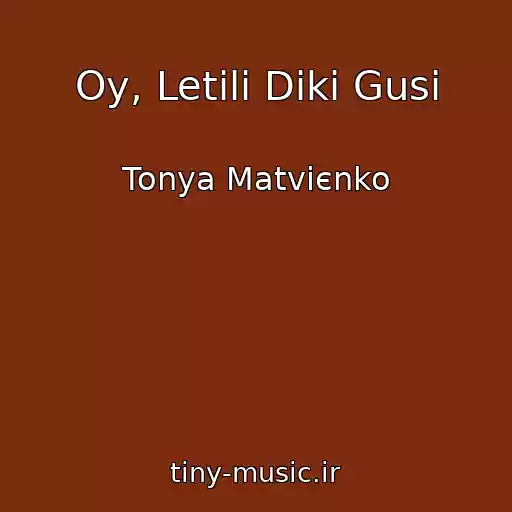 کاور آهنگ Oy, Letili Diki Gusi از Tonya Matvієnko