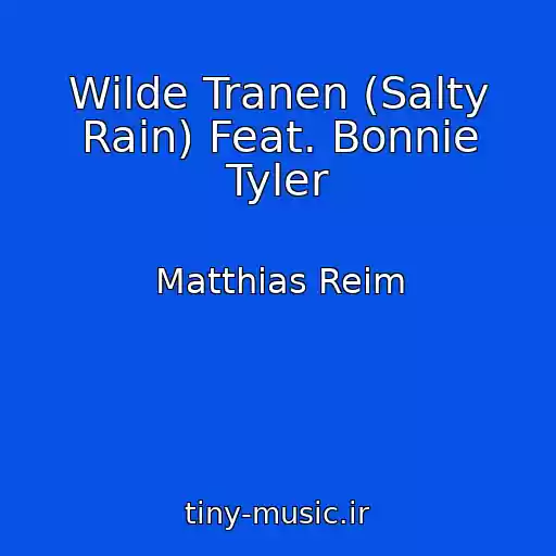 کاور آهنگ Wilde Tranen (Salty Rain) Feat. Bonnie Tyler از Matthias Reim