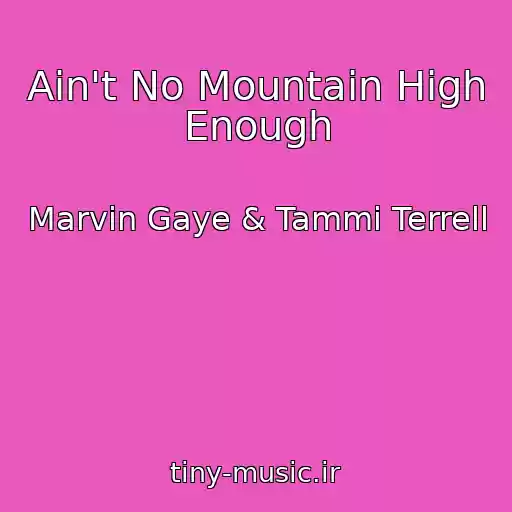 کاور آهنگ Ain't No Mountain High Enough از Marvin Gaye & Tammi Terrell