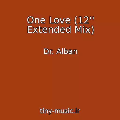 کاور آهنگ One Love (12'' Extended Mix) از Dr. Alban
