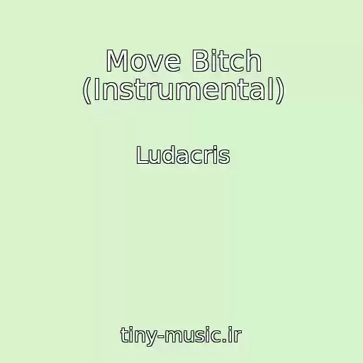 کاور آهنگ Move Bitch (Instrumental) از Ludacris