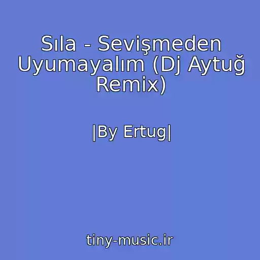 کاور آهنگ Sıla - Sevişmeden Uyumayalım (Dj Aytuğ Remix) از |By Ertug|