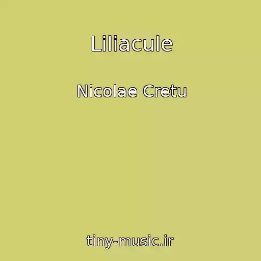 کاور آهنگ Liliacule از Nicolae Cretu