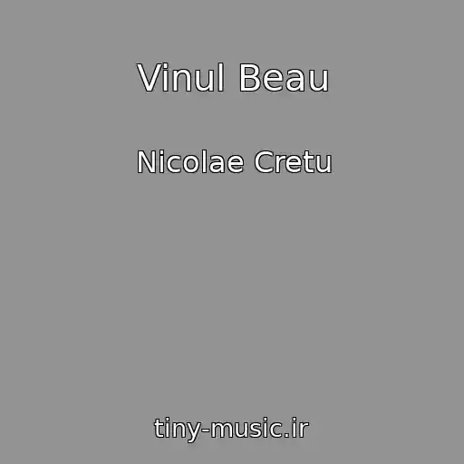 کاور آهنگ Vinul Beau از Nicolae Cretu