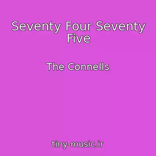 کاور آهنگ Seventy Four Seventy Five از The Connells